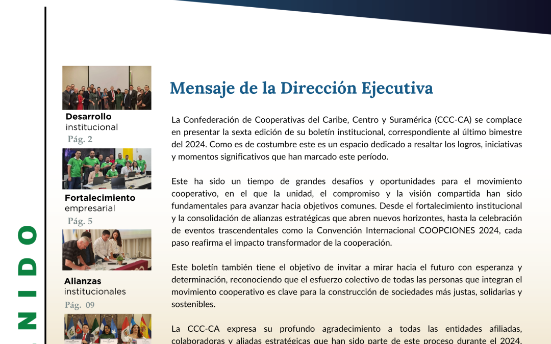 Boletín Noviembre-Diciembre (Vol. 6)
